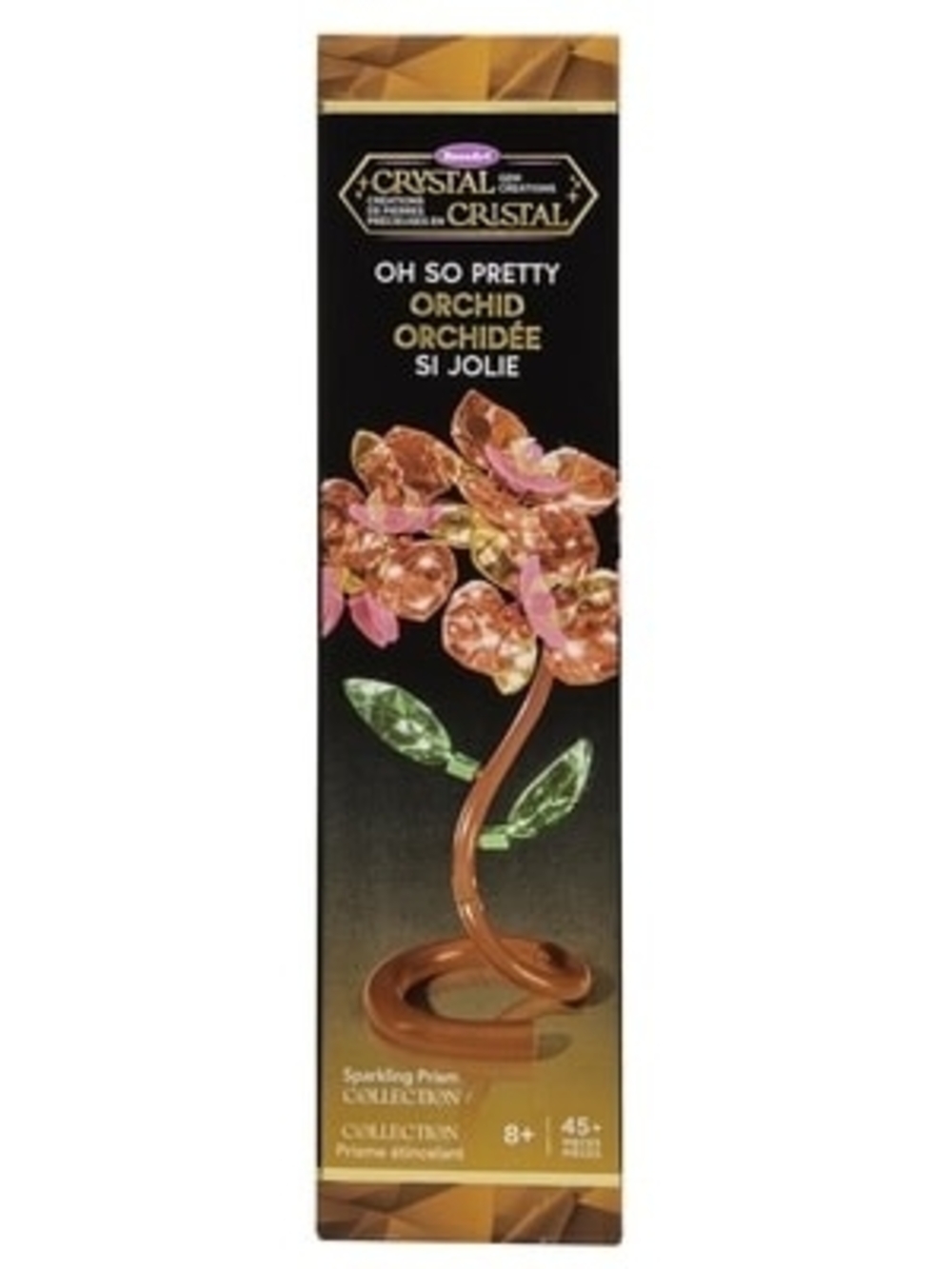 Crystal Gem Creations Oh So Pretty Orchid, 45+ Gem Pieces, Sparkling Craft NIB
